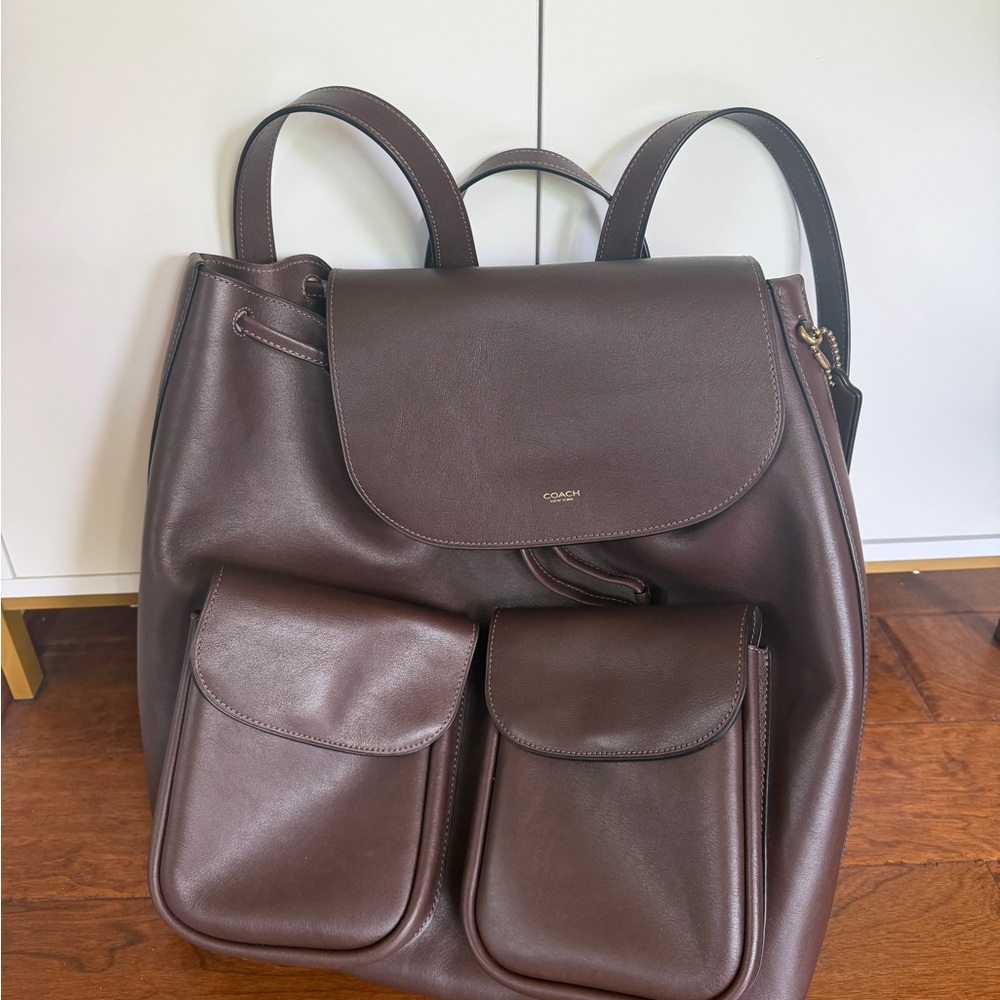 Coach Crosby Backpack in Maple/Brass Brand New! - Picture 2 of 7